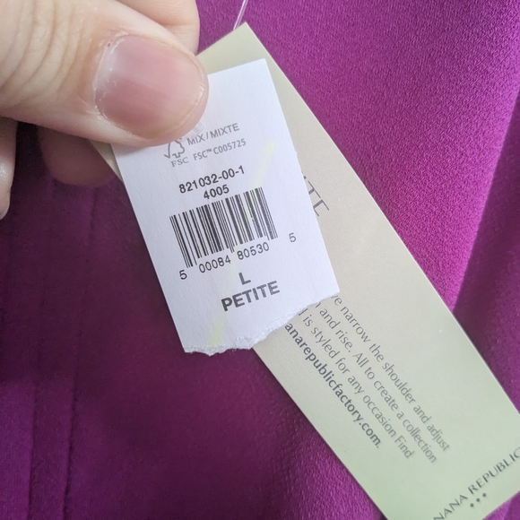 Banana Republic Vibrant Purple Maxi Dress - Picture 3 of 6